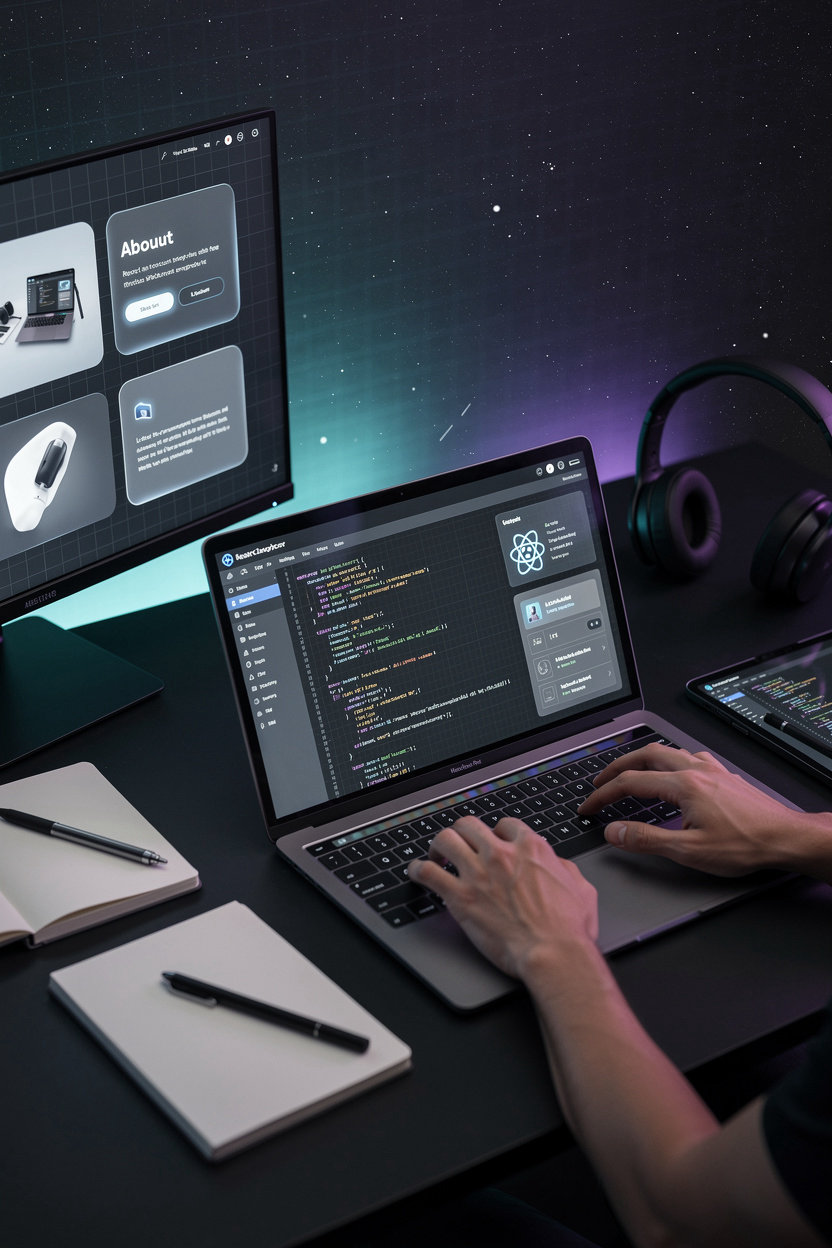 AswanthRajan frontend developer professional portrait showcasing modern web development expertise